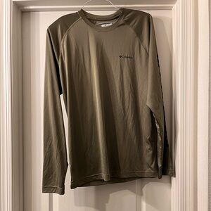 Columbia Men's OD green Long Sleeve Shirt
